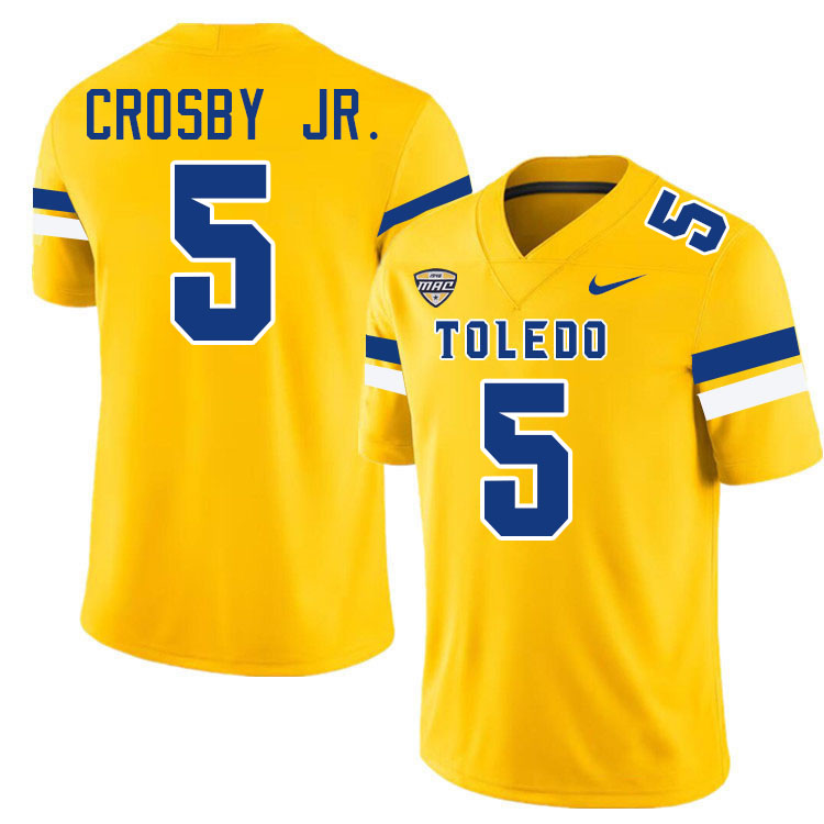Terrell Crosby Jr. Toledo Jersey,Toledo Rockets College Football Jersey Youth College-Gold
